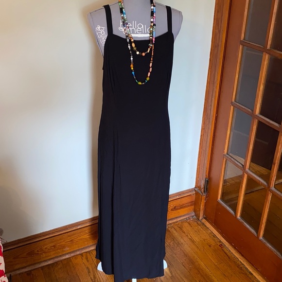 🌺Black Maxi Dress size Large 🌺 - Picture 1 of 8